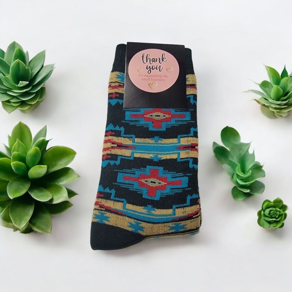 Trendy Patterned Socks - Multicolor